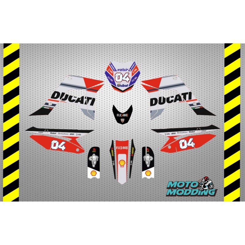 Adhesivos para casco Ducati