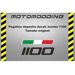 Pegatina depósito Ducati monster 1100