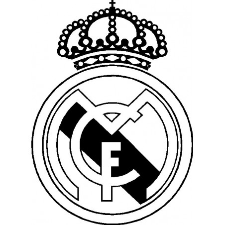 Vinilo decorativo escudo Real Madrid