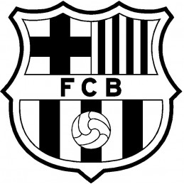 Vinilo decorativo escudo  Barcelona F.C