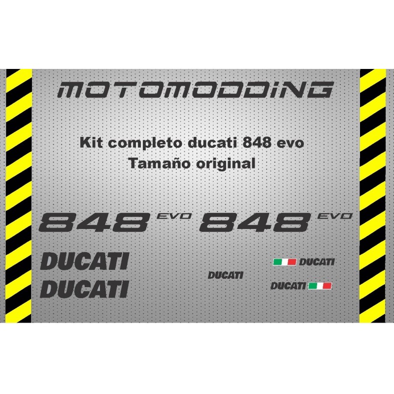 Pegatinas Ducati 848 EVO