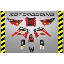 Pegatinas Ducati moto GP 2021 IMR corse 190 RR